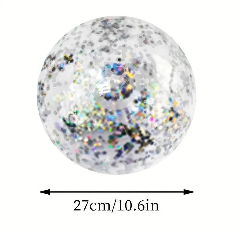 Sparkling Sequined Beach Ball for Endless Beach Party Fun