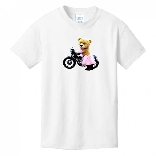 Teddy Ride Girls 100% Cotton T-shirt