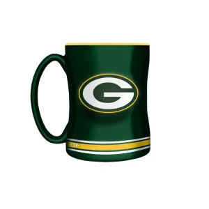 The Sports Vault NFL Green Bay Packers 14oz Sculpted Mug