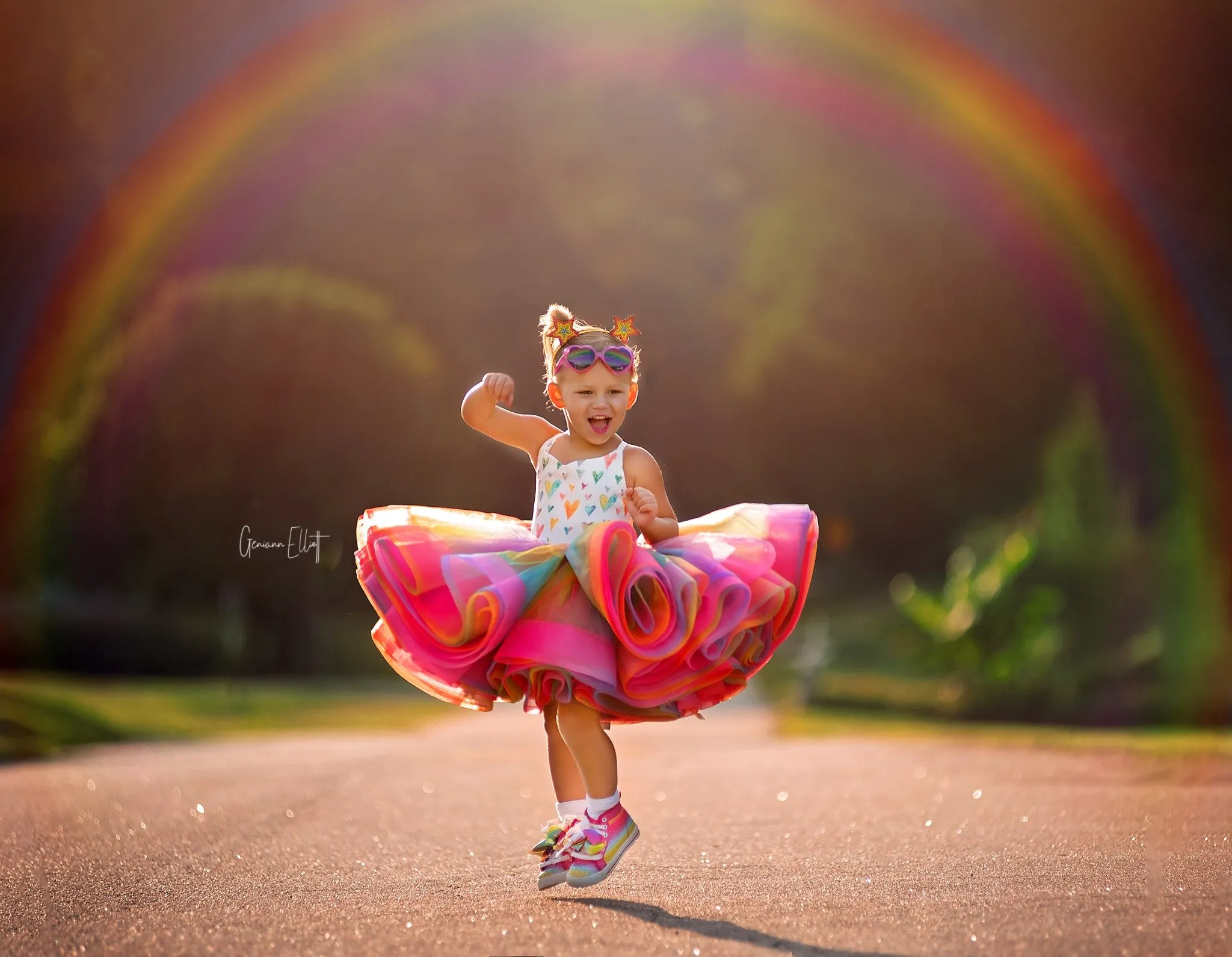 Traveling Rental Dress {Color Project}: The "Love Hearts" Shortie Dress: size 5, fits 3-7