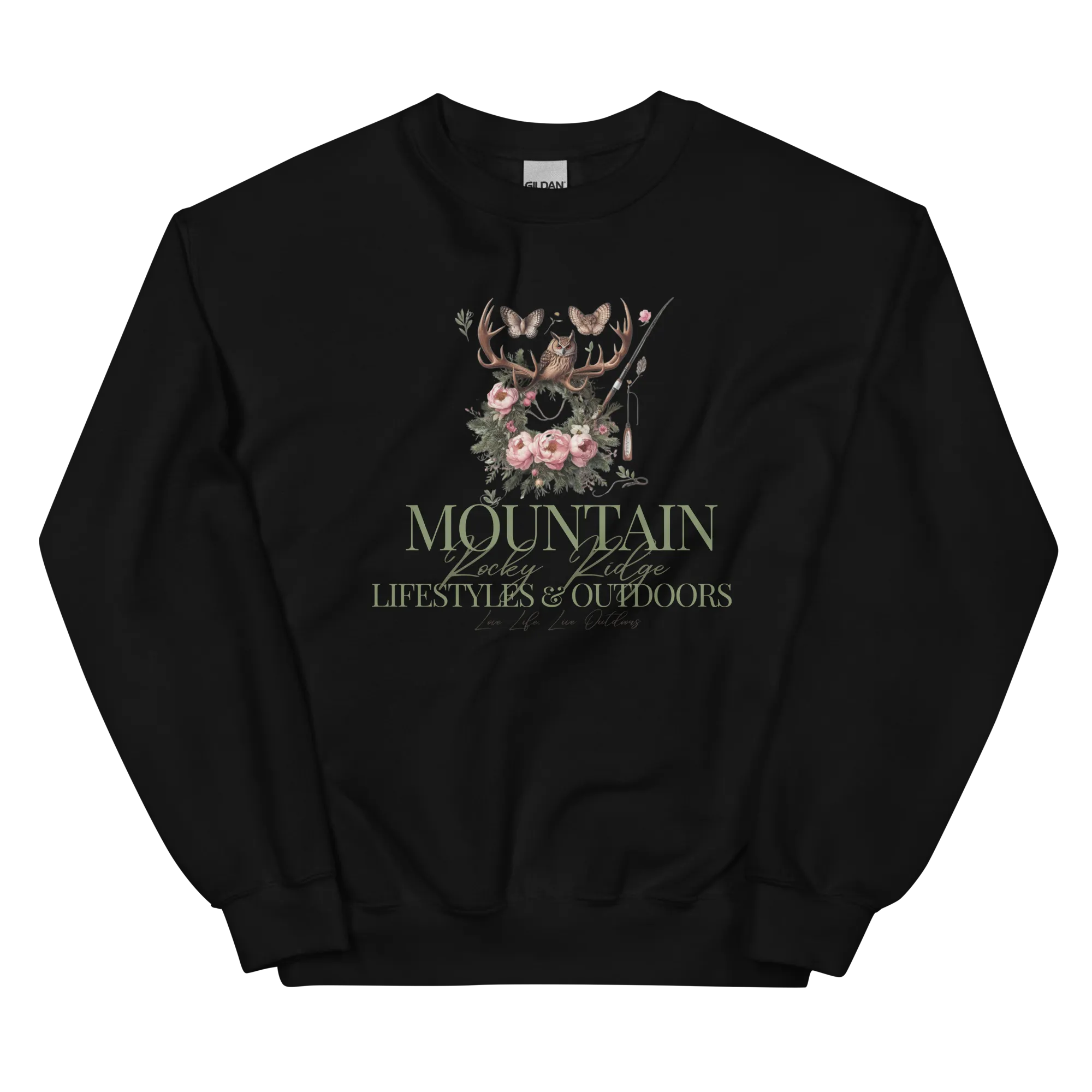 Unisex Sweatshirt Exclusive Love Life Live Outdoors MRRL&O Print Designs