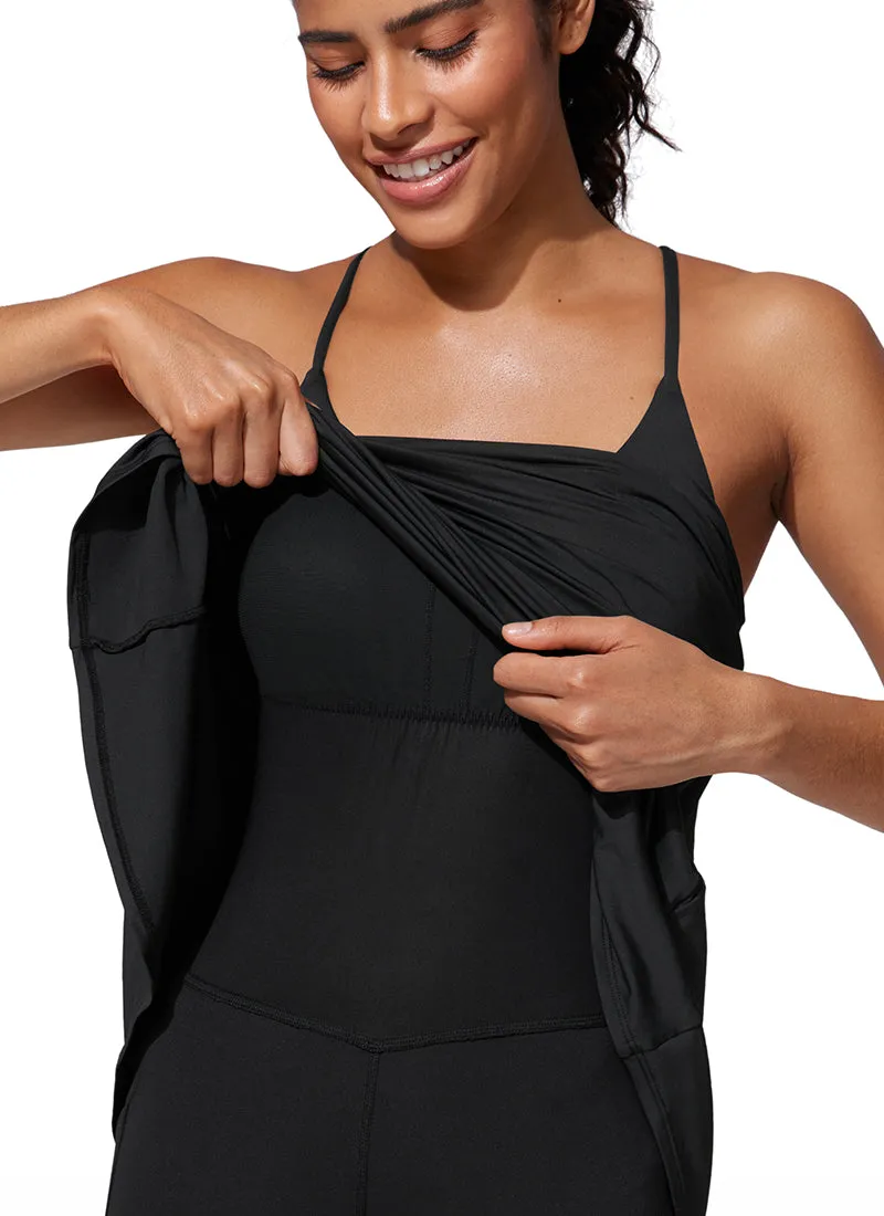 UPF 50  Shorts Lined Built-in Bra Tennis Dress