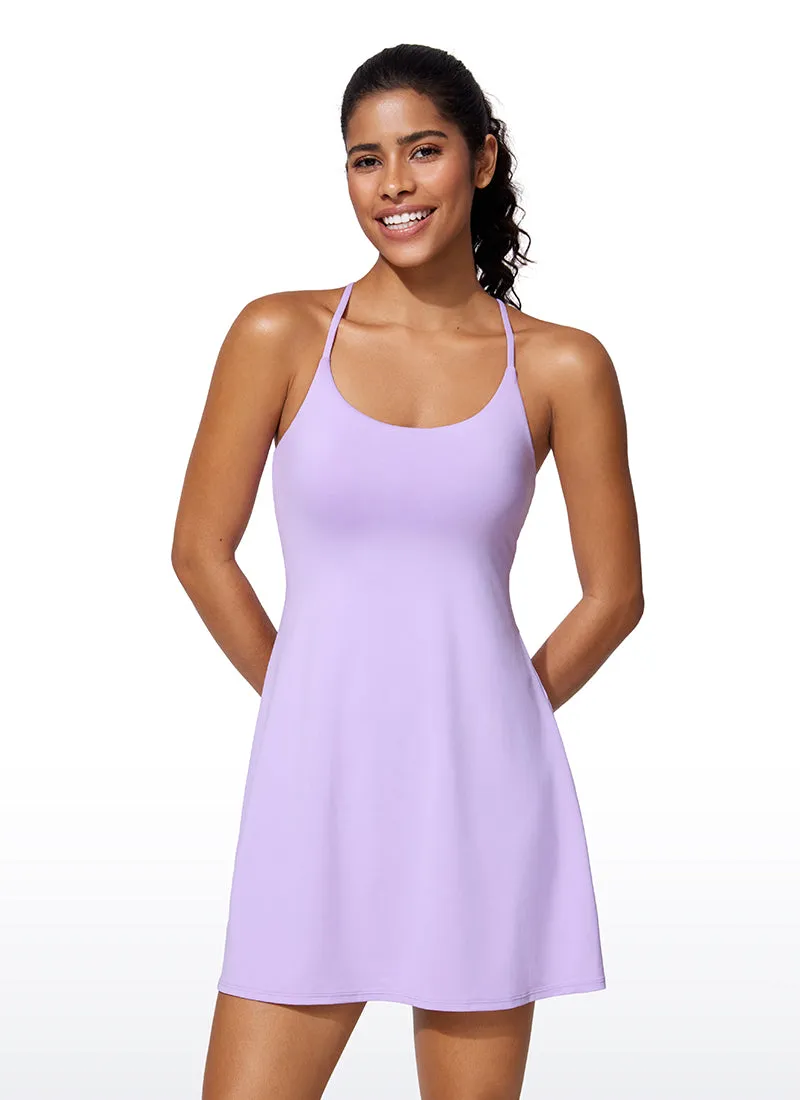 UPF 50  Shorts Lined Built-in Bra Tennis Dress