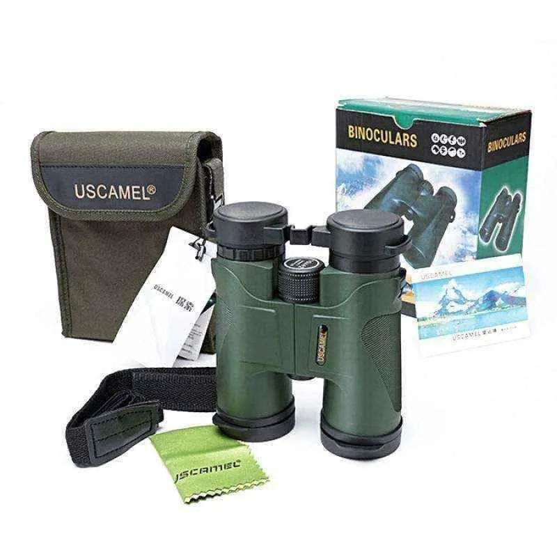 Uscamel binoculars 10x42 Military HD Zoom High Quality Vision  Telescope Army Green