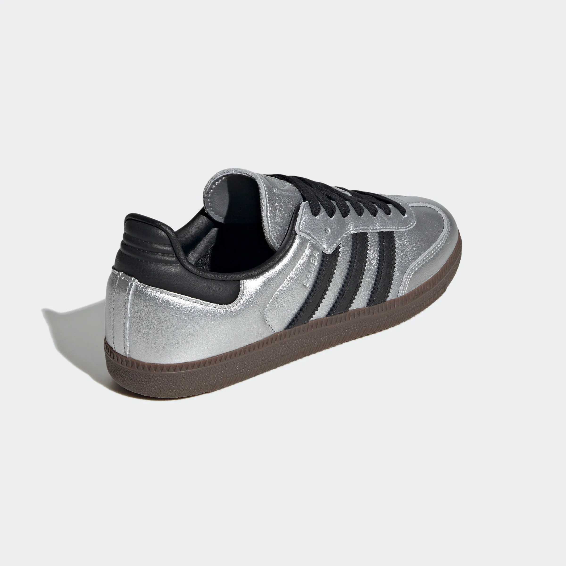 Women's adidas Originals Samba OG Shoes Silver Metallic