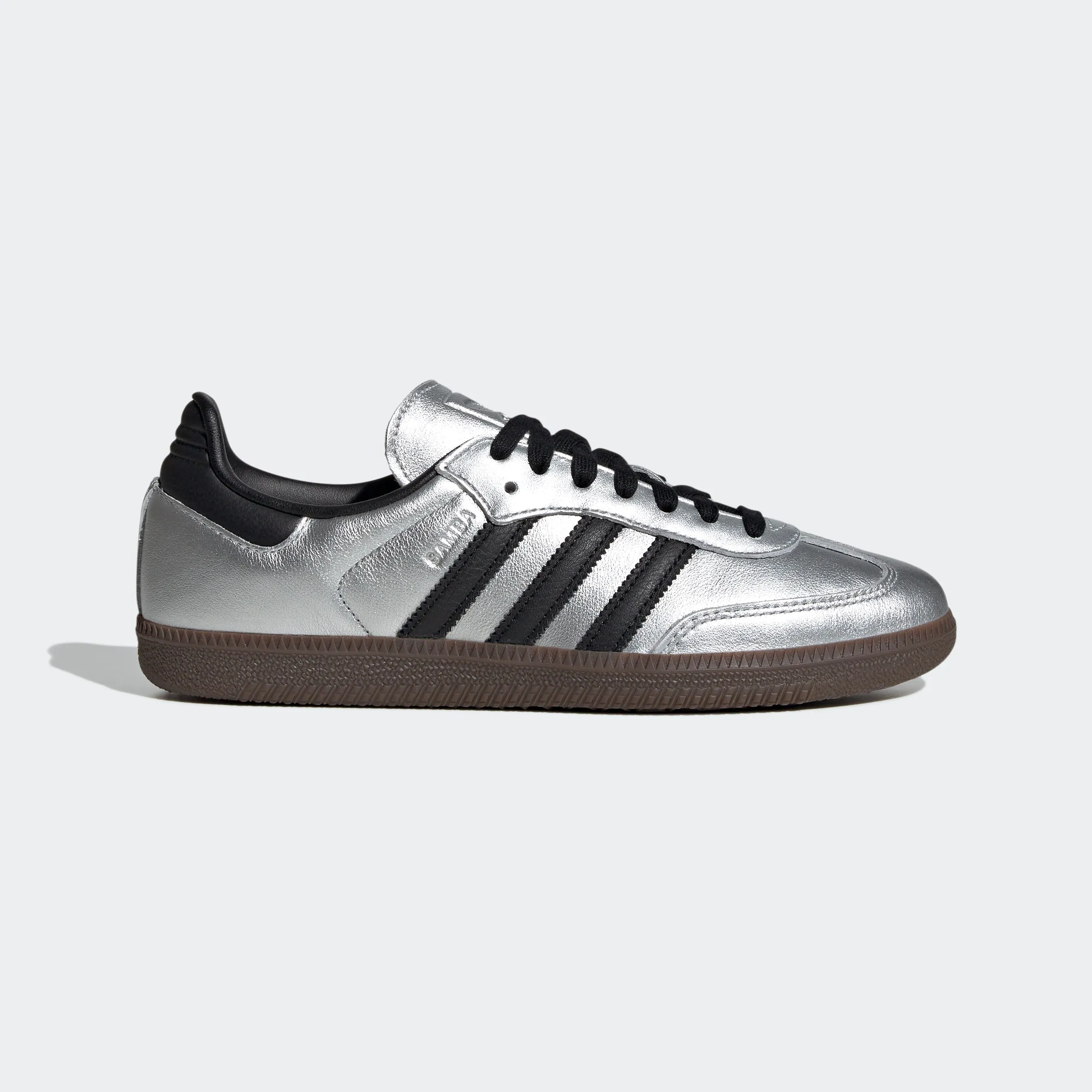 Women's adidas Originals Samba OG Shoes Silver Metallic