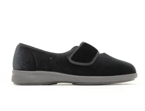 Womens Lightweight Nellie Black Slippers