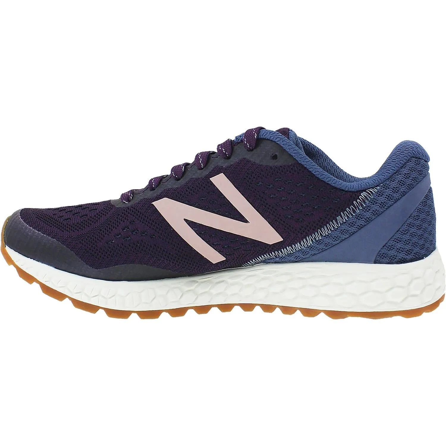 Women's New Balance WTGOBIM2 Fresh Foam Gobi Trail Running Shoes Aubergine/Vintage Indigo/Rose Gold Mesh