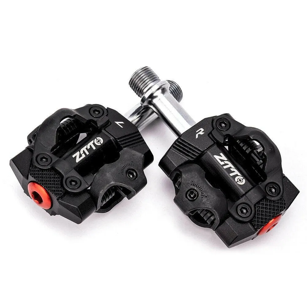 ZTTO MTB Mountain Bike Safest Clipless Pedal Self Locking XC with Cleats Click Compatible with M8000 EH500 Sealed Bearing