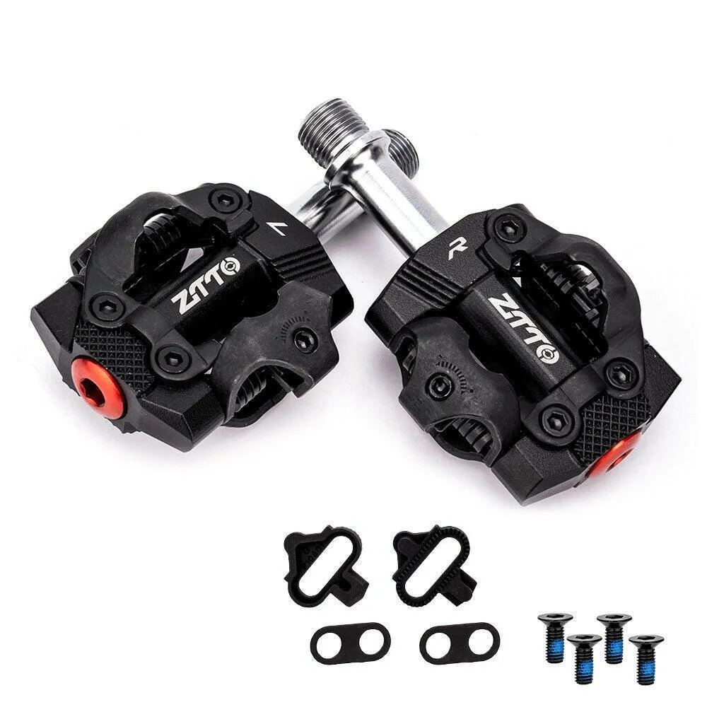 ZTTO MTB Mountain Bike Safest Clipless Pedal Self Locking XC with Cleats Click Compatible with M8000 EH500 Sealed Bearing